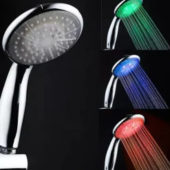 Contemporary Hand Shower / Rain Shower Chrome Feature - Creative / LED / Shower, Shower Head