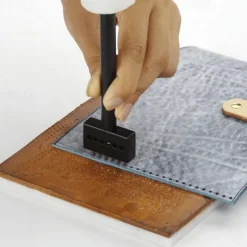 Convinent Circular Cut 2/4/6 Hole DIY Drilling Leather Leather Craft Punching Tool 5mm Spacing Prong Punch Tool