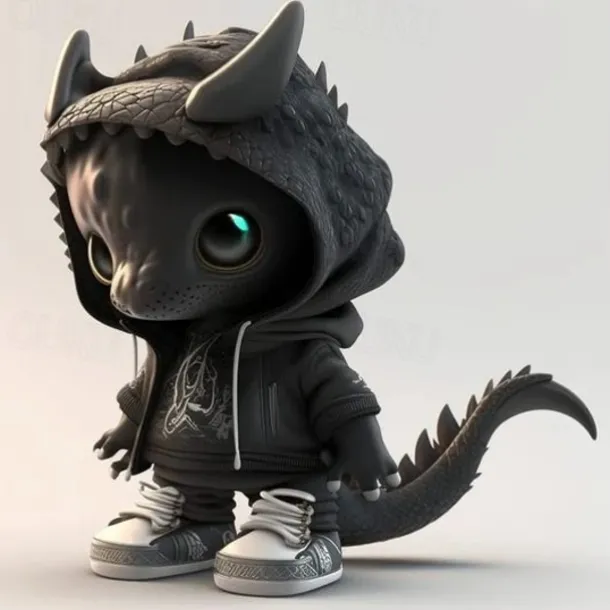 Cool Dragon Figures Halloween Dinosaur Statue Garden Dragon Sculpture Made of Resin Animal Figure Decoration for Outdoor Use Garden Decor Ornaments