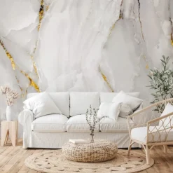 Cool Wallpapers Abstract Marble Wallpaper Wall Mural Wall Covering Sticker Peel and Stick Removable PVC/Vinyl Material Self Adhesive/Adhesive Required Wall Decor for Living Room Kitchen Bathroom