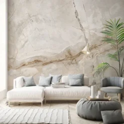 Cool Wallpapers Abstract Marble Wallpaper Wall Mural White Covering Sticker Peel and Stick Removable PVC/Vinyl Material Self Adhesive/Adhesive Required Wall Decor for Living Room Kitchen Bathroom