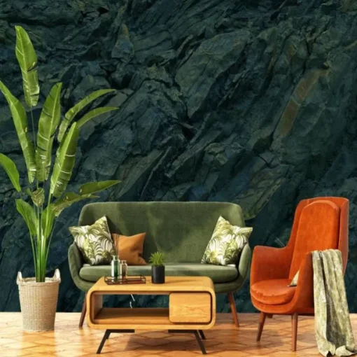 Cool Wallpapers 3D Stone Wallpaper Wall Mural Wall Covering Sticker Peel and Stick Removable PVC/Vinyl Material Self Adhesive/Adhesive Required Wall Decor for Living Room Kitchen Bathroom