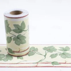 Cool Wallpapers Flower Geometry Wallpaper Wall Mural Border Waistline Peel and Stick Self Adhesive PVC/Vinyl Floral Modern Wall Decal for Room 10*1000CM*1PC