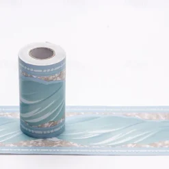 Cool Wallpapers Flower Geometry Wallpaper Wall Mural Border Waistline Peel and Stick Self Adhesive PVC/Vinyl Floral Modern Wall Decal for Room 10*1000CM*1PC