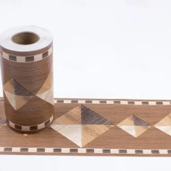 Cool Wallpapers Flower Geometry Wallpaper Wall Mural Border Waistline Peel and Stick Self Adhesive PVC/Vinyl Floral Modern Wall Decal for Room 10*1000CM*1PC