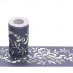 Cool Wallpapers Flower Geometry Wallpaper Wall Mural Border Waistline Peel and Stick Self Adhesive PVC/Vinyl Floral Modern Wall Decal for Room 10*1000CM*1PC