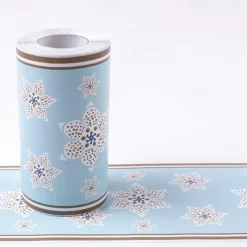 Cool Wallpapers Flower Geometry Wallpaper Wall Mural Border Waistline Peel and Stick Self Adhesive PVC/Vinyl Floral Modern Wall Decal for Room 10*1000CM*1PC