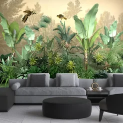 Cool Wallpapers Forest Beautiful Wallpaper Wall Mural Wall Sticker Covering Print Peel and Stick Removable Self Adhesive Scenic Tropical Rainforest Plantain PVC / Vinyl Home Decor