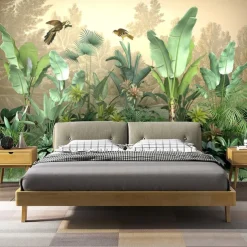 Cool Wallpapers Forest Beautiful Wallpaper Wall Mural Wall Sticker Covering Print Peel and Stick Removable Self Adhesive Scenic Tropical Rainforest Plantain PVC / Vinyl Home Decor