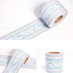 Cool Wallpapers Geometric Wallpaper Border Waistline Wall Mural Peel and Stick Self Adhesive PVC/Vinyl Modern Wall Decal for Room 12x500cm/4.72''x196.8''