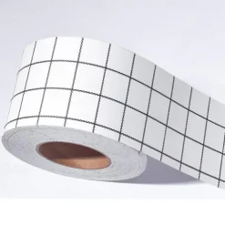 Cool Wallpapers Geometric Wallpaper Border Waistline Wall Mural Peel and Stick Self Adhesive PVC/Vinyl Modern Wall Decal for Room 12x500cm/4.72''x196.8''