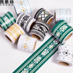 Cool Wallpapers Geometric Wallpaper Border Waistline Wall Mural Peel and Stick Self Adhesive PVC/Vinyl Modern Wall Decal for Room 12x500cm/4.72''x196.8''