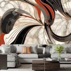 Cool Wallpapers Luxury Marble Wallpaper Wall Mural Roll Wall Covering Sticker Peel and Stick Removable PVC/Vinyl Material Self Adhesive/Adhesive Required Wall Decor for Living Room Kitchen Bathroom