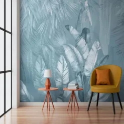 Cool Wallpapers Nature Wallpaper Wall Mural Botanical Plants Wall Covering Sticker Peel Stick Removable PVC/Vinyl Material Self Adhesive/Adhesive Required Wall Decor for Living Room Kitchen Bathroom