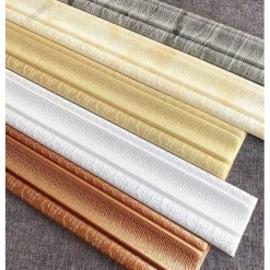 Cool Wallpapers Solid Color Wallpaper Border Wall Mural Waistline Peel and Stick Self Adhesive PVC/Vinyl Modern Wall Decal for Room 230*8*0.8CM*1PC