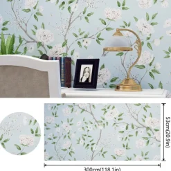 Cool Wallpapers Vintage Flower Wallpaper Wall Mural Self Adhesive Peel and Stick Removable Floral Vinyl Wallpaper Cabinet Furniture Countertop Paper Textured Wallpaper,20.8