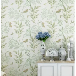 Cool Wallpapers Vintage Flower Wallpaper Wall Mural Self Adhesive Peel and Stick Removable Floral Vinyl Wallpaper Cabinet Furniture Countertop Paper Textured Wallpaper,20.8