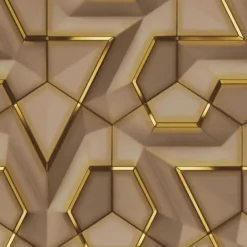 Cool Wallpapers Wall Mural 3D Wallpaper Geometric Abstracte Wall Sticker Covering Print Peel and Stick Removable PVC/Vinyl Material Self Adhesive/Adhesive Required Wall Decor for Living Room Bedroom