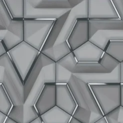 Cool Wallpapers Wall Mural 3D Wallpaper Geometric Abstracte Wall Sticker Covering Print Peel and Stick Removable PVC/Vinyl Material Self Adhesive/Adhesive Required Wall Decor for Living Room Bedroom