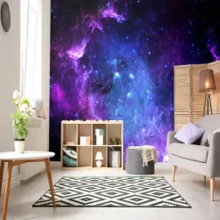 Cool Wallpapers Wall Mural Galaxy Universe Wallpaper Wall Sticker Covering Print Adhesive Required 3D Effect Canvas Home Décor