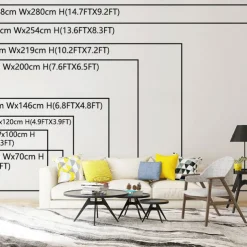 Cool Wallpapers Wall Mural Nature Wallpaper Wall Sticker Covering Print Tropical Palm Flower Leaf Canvas Home Décor Peel and Stick Removable