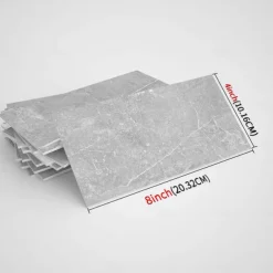 Cool Wallpapers Wall Mural 16pcs Marble Patterned Wallpaper, Waterproof Peel And Stick Wall Covering Sticker Film Home Deco, 4''x8''