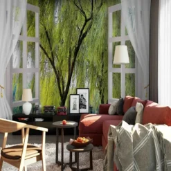 Cool Wallpapers Wall Mural Nature Wallpaper Beach Wall Sticker Covering Print Adhesive Required 3D Effect Canvas Home Décor