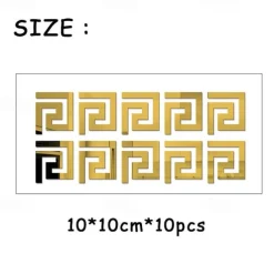 Cool Wallpapers Waveguide Line Wallpaper Wall Mural Border Peel and Stick Self Adhesive Vinyl Modern Wall Decal for Room 10cm(4'')x10cm(4'')x10pcs