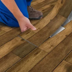 Cool Wallpapers Wooden Floor Wallpaper Wall Mural Peel and Stick Wall Sticker PVC Self Adhesive for Home Decor Wall Decor Kitchen Bedroom Living Room 15X90cm/6"x35.43"