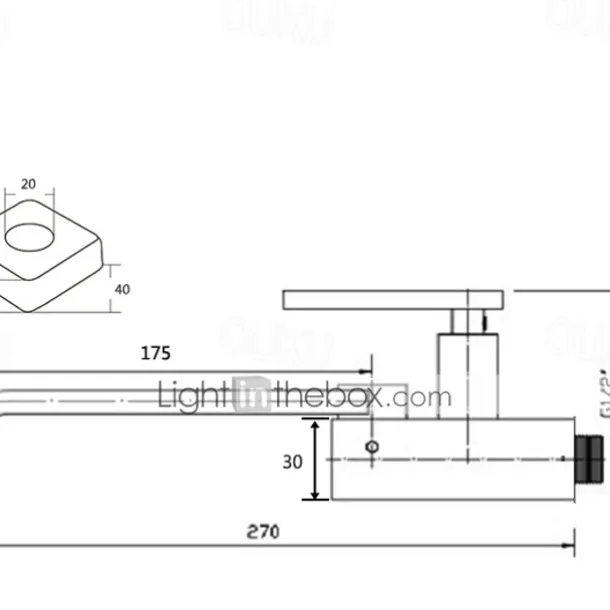 Copper Kitchen Sink Faucet,Waterfall Chrome Widespread Rotatable Single Handle One Hole Kitchen Taps with Ceramic Valve Cold Water Only