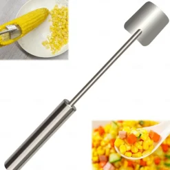 Corn Peeler, Corn on the Cob Remover, Fast and Safe, Suitable for Home Kitchens, Restaurant Chefs, Outdoor Dining Enthusiasts