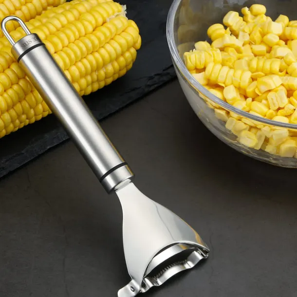 Corn Peeler,Corn Thresher,Thickened Durable 304 Stainless Steel Corn Cob Threshing Tool Stripper Kitchen Accessories Quick Clean for Kitchen Corn Stripper