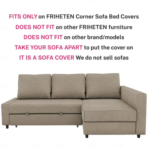 Corner Sofa Covers L Shaped Solid Color Velvet Slipcovers FRIHETcover LITB PRIME cover