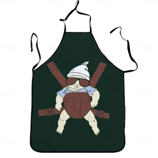 Cosplay Chef Apron For Women and Men, Kitchen Cooking Apron, Personalised Gardening Apron with Long Ties Neck Strap BBQ Drawing Crafting Aprons