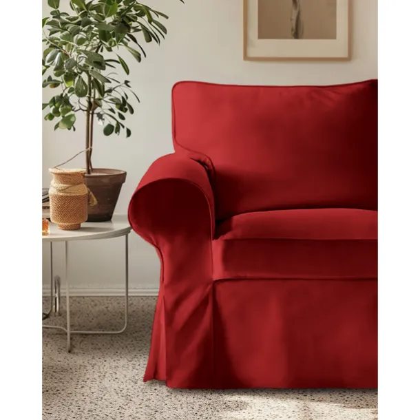 Cotton 1 Seat Chair Sofa Cover with Cushion Cover , Replacement Armchair Cover 1 Seat Couch Slipcover for Dogs, Replacement Sofa Furniture Protector LITB PRIME cover Ektcover