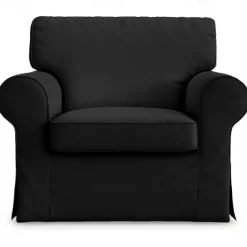 Cotton 1 Seat Chair Sofa Cover with Cushion Cover , Replacement Armchair Cover 1 Seat Couch Slipcover for Dogs, Replacement Sofa Furniture Protector LITB PRIME cover Ektcover