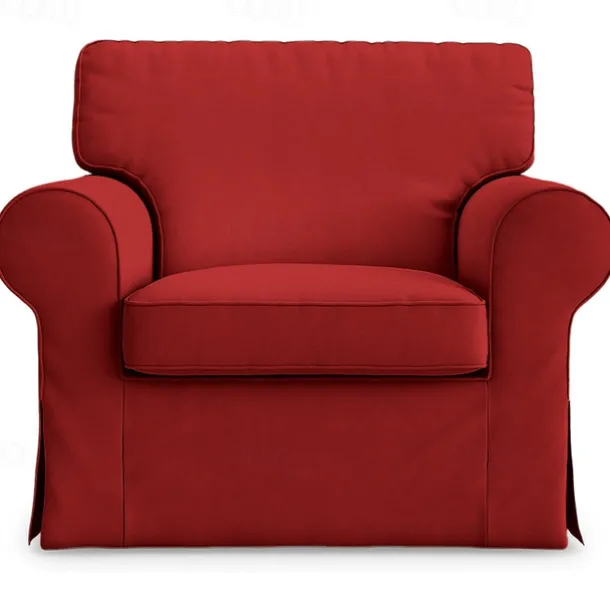 Cotton 1 Seat Chair Sofa Cover with Cushion Cover , Replacement Armchair Cover 1 Seat Couch Slipcover for Dogs, Replacement Sofa Furniture Protector LITB PRIME cover Ektcover