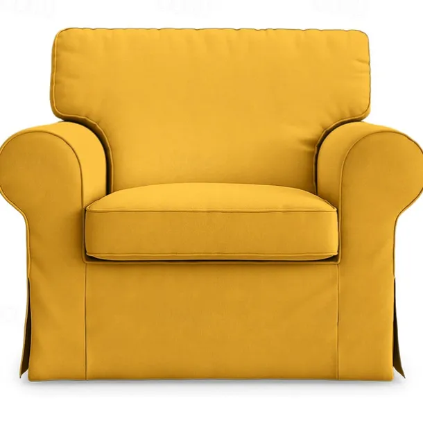 Cotton 1 Seat Chair Sofa Cover with Cushion Cover , Replacement Armchair Cover 1 Seat Couch Slipcover for Dogs, Replacement Sofa Furniture Protector LITB PRIME cover Ektcover