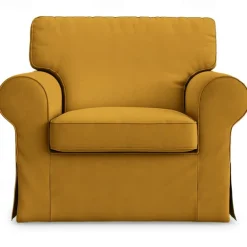 Cotton 1 Seat Chair Sofa Cover with Cushion Cover , Replacement Armchair Cover 1 Seat Couch Slipcover for Dogs, Replacement Sofa Furniture Protector LITB PRIME cover Ektcover