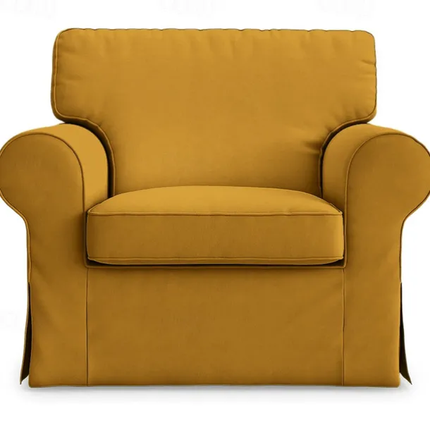 Cotton 1 Seat Chair Sofa Cover with Cushion Cover , Replacement Armchair Cover 1 Seat Couch Slipcover for Dogs, Replacement Sofa Furniture Protector LITB PRIME cover Ektcover