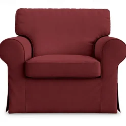 Cotton 1 Seat Chair Sofa Cover with Cushion Cover , Replacement Armchair Cover 1 Seat Couch Slipcover for Dogs, Replacement Sofa Furniture Protector LITB PRIME cover Ektcover