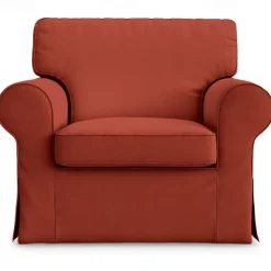 Cotton 1 Seat Chair Sofa Cover with Cushion Cover , Replacement Armchair Cover 1 Seat Couch Slipcover for Dogs, Replacement Sofa Furniture Protector LITB PRIME cover Ektcover