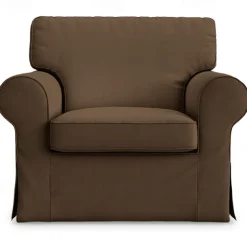 Cotton 1 Seat Chair Sofa Cover with Cushion Cover , Replacement Armchair Cover 1 Seat Couch Slipcover for Dogs, Replacement Sofa Furniture Protector LITB PRIME cover Ektcover