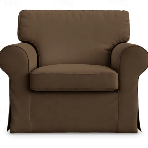 Cotton 1 Seat Chair Sofa Cover with Cushion Cover , Replacement Armchair Cover 1 Seat Couch Slipcover for Dogs, Replacement Sofa Furniture Protector LITB PRIME cover Ektcover