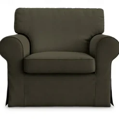 Cotton 1 Seat Chair Sofa Cover with Cushion Cover , Replacement Armchair Cover 1 Seat Couch Slipcover for Dogs, Replacement Sofa Furniture Protector LITB PRIME cover Ektcover