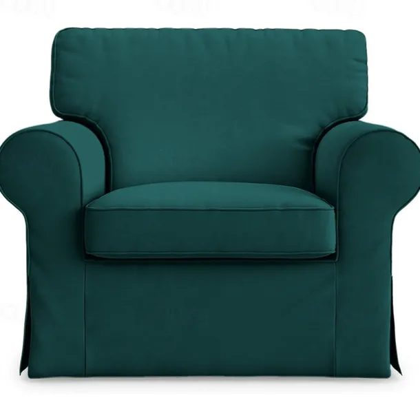 Cotton 1 Seat Chair Sofa Cover with Cushion Cover , Replacement Armchair Cover 1 Seat Couch Slipcover for Dogs, Replacement Sofa Furniture Protector LITB PRIME cover Ektcover