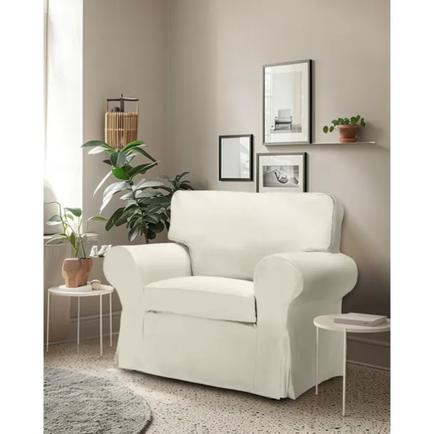 Cotton 1 Seat Chair Sofa Cover with Cushion Cover , Replacement Armchair Cover 1 Seat Couch Slipcover for Dogs, Replacement Sofa Furniture Protector LITB PRIME cover Ektcover