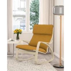 Cotton Chair Cushion Cover 100% Cotton Solid Color with Pillowcase POcover LITB PRIME cover