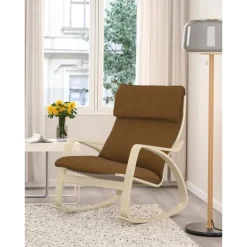 Cotton Chair Cushion Cover 100% Cotton Solid Color with Pillowcase POcover LITB PRIME cover