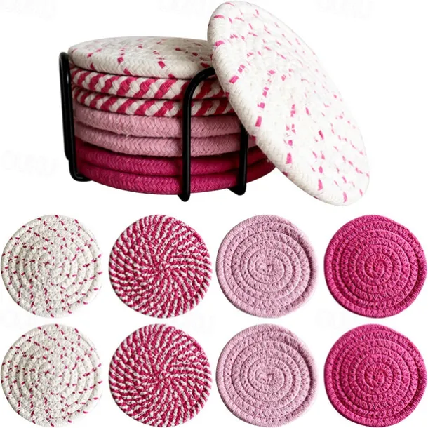 Cotton Insulated Coaster For Easy Storage, Mug Coaster